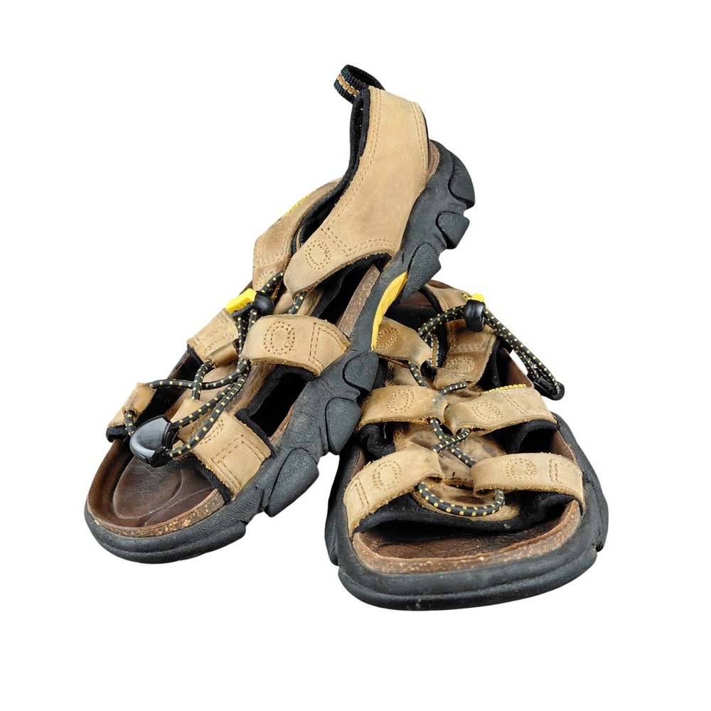 KEEN Kids Water Sandals Newport H2 Tan Yellow Sport Water Shoes Size 4